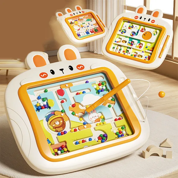 Rabbit Color & Number Magnetic Maze