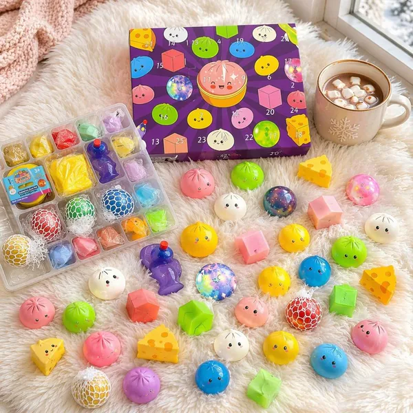 24-Day Baozi Squishy Countdown Box