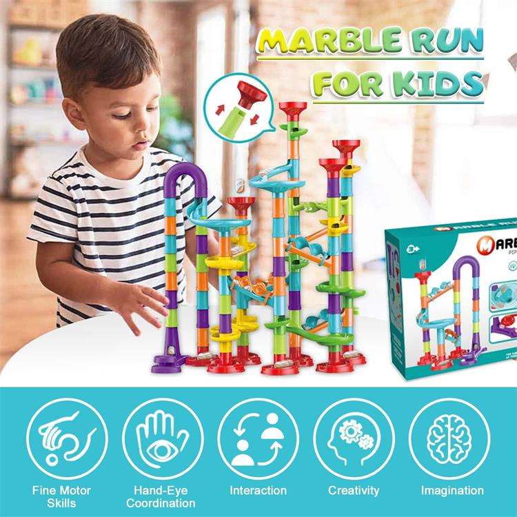 113-Piece Marble Run Building Kit