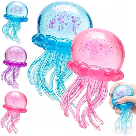 Jellyfish-Shape Filled Squishy