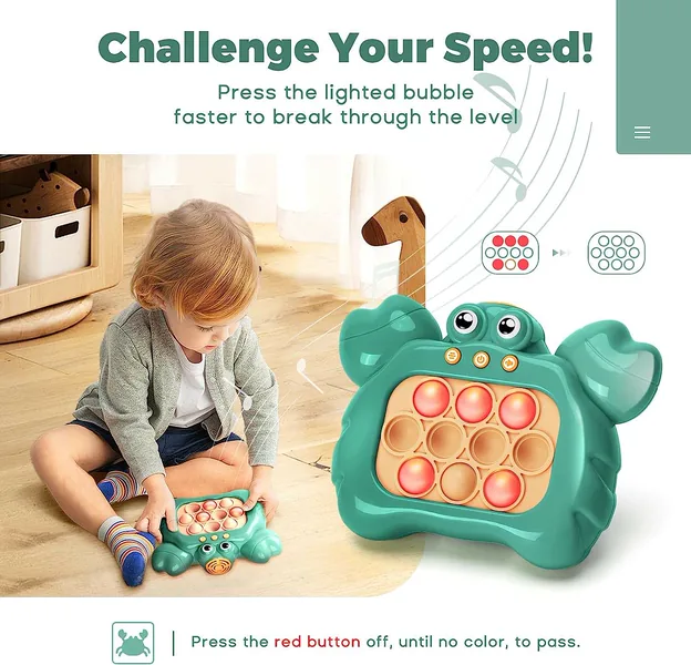 Fast-Push Bubble Game, Model 278484