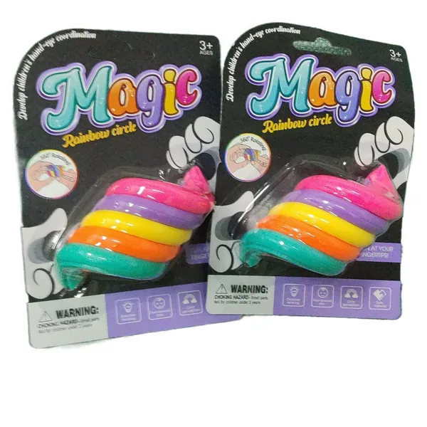 Rainbow Rotating Fidget Ring
