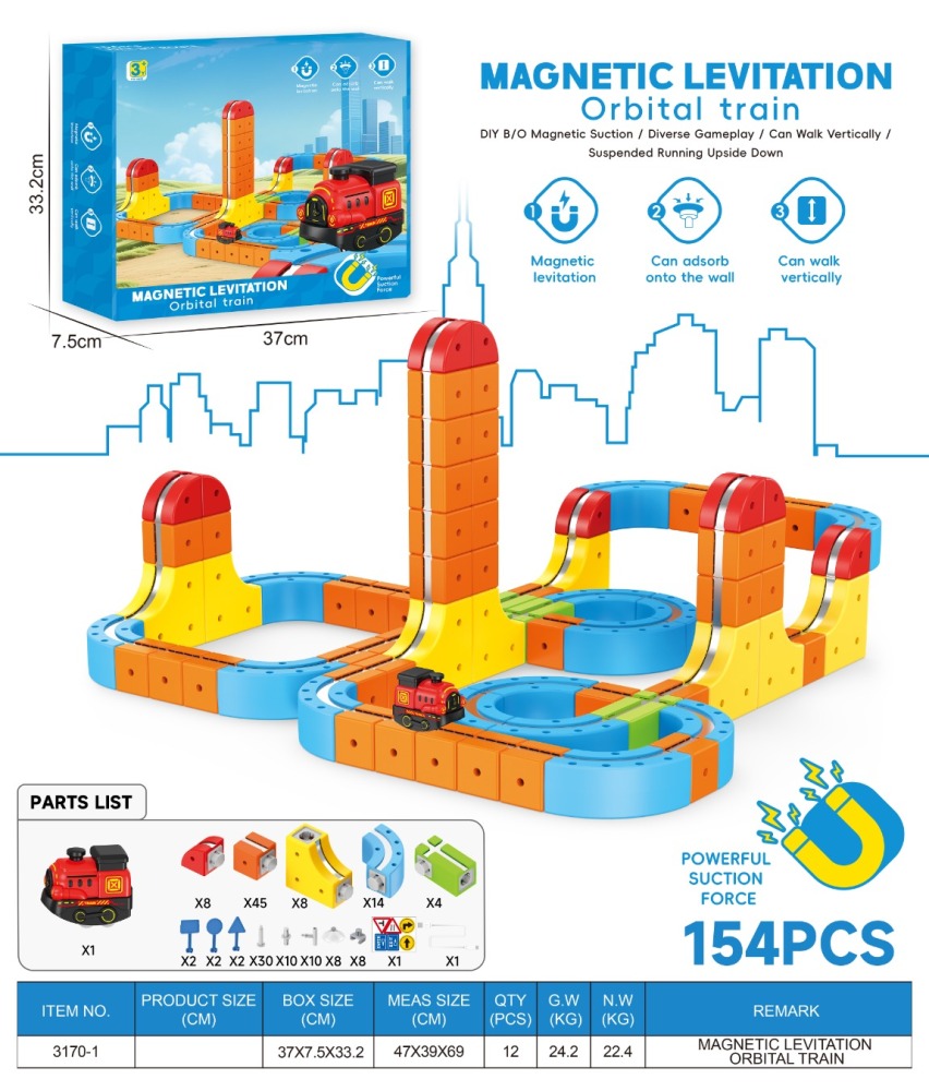 Magnetic Car Track Construction Set