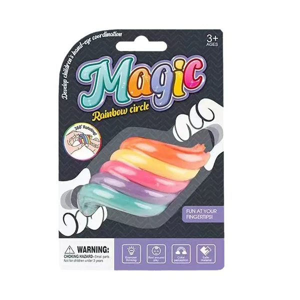Rainbow Rotating Fidget Ring